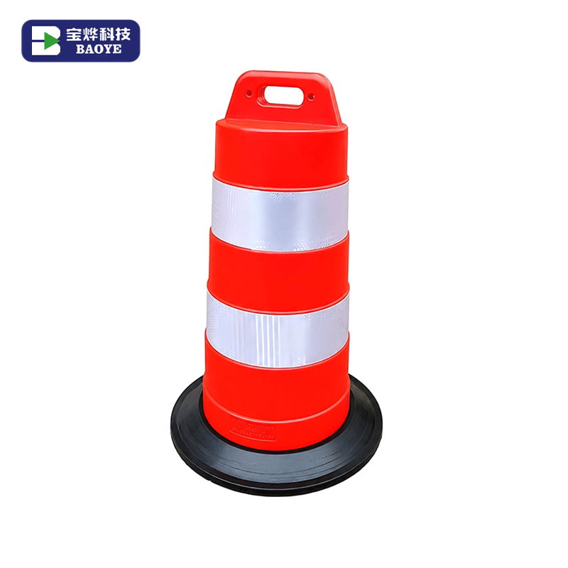 900mm Reflective PE Road Safety Traffic Anti-Collision Crash Barrel
