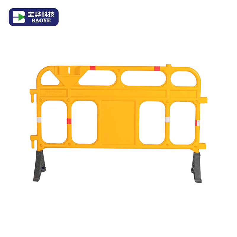 1.6 meter Plastic Crowd Control Barrier Temporary Road Safety Barrier Construction Pedestrian Fence