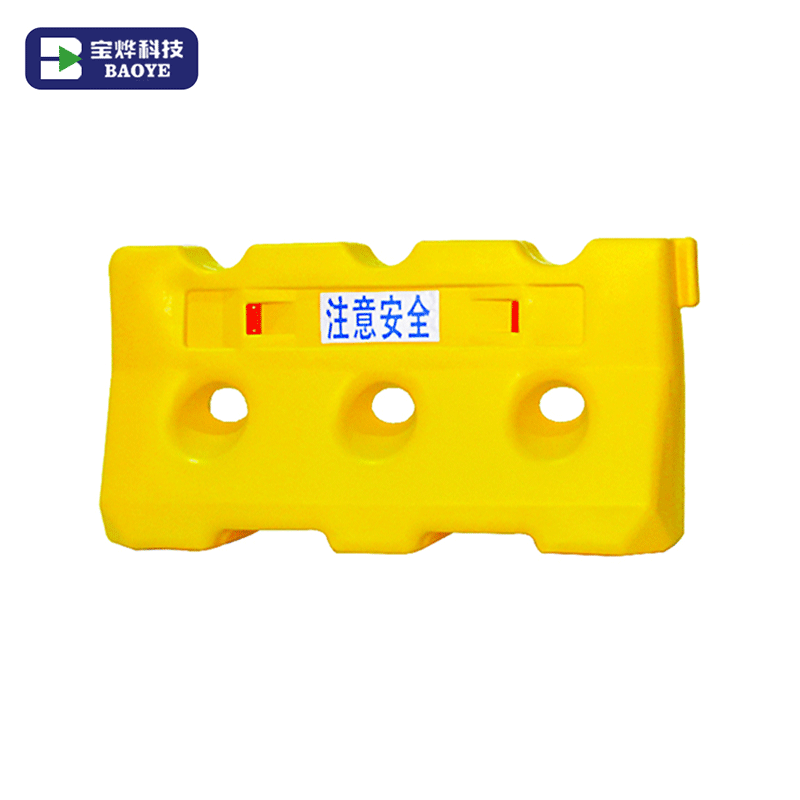 1500x800mm Crowd Control Plastic Safety Road Barrier with Reflective Tape