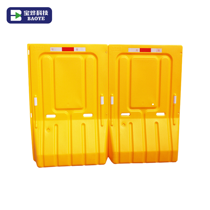 L1000 x H1500mm Plastic Construction Barrier Portable Road Work Safety Fence with Reflective Strips