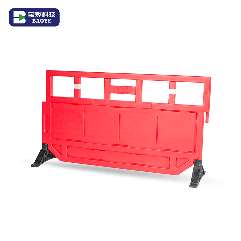 Heavy Duty 1800*1000mm PE Plastic Construction Safety Barrier Temporary Road Traffic Safety Barricade