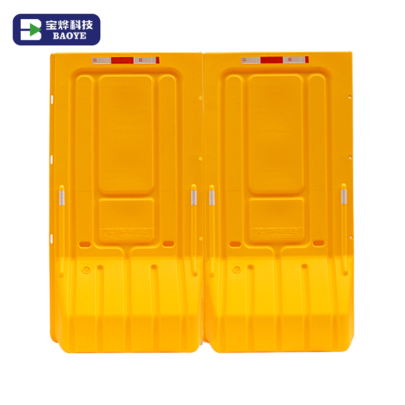 L1000 x H2000mm Blow Molding PE Road Safety Barrier High Visibility Traffic Construction Plastic Fence