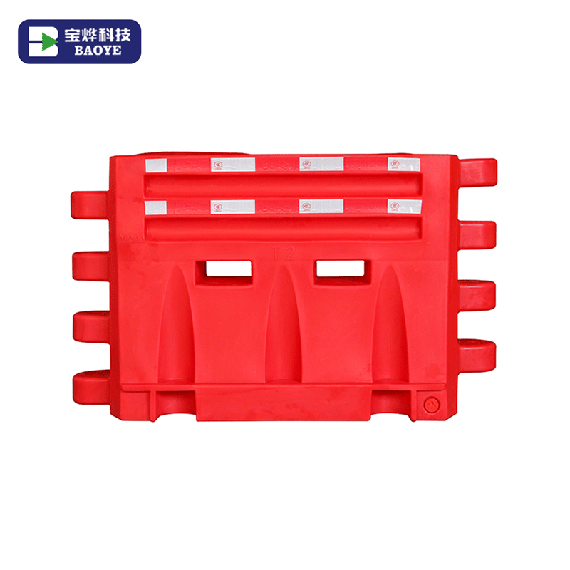 1500x900mm Interlocking PE Water Filled Barrier Temporary Road Construction Traffic Barrier
