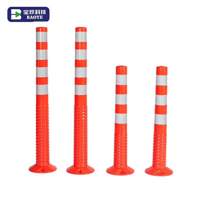 100cm Flexible Reflective Warning PU Delineator Traffic Post