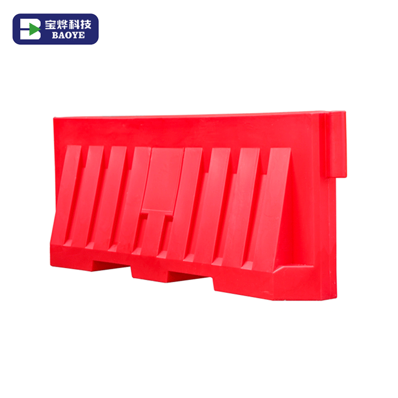 2000x800mm Heavy Duty PE Water Filled Road Barrier Traffic Safety Barrier for Construction Work Zone