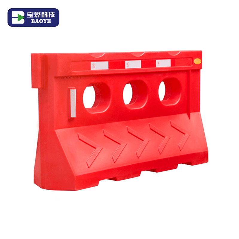 1500x780mm High Visibility Plastic Water Filled Barrier Road Separation Safety Barrier